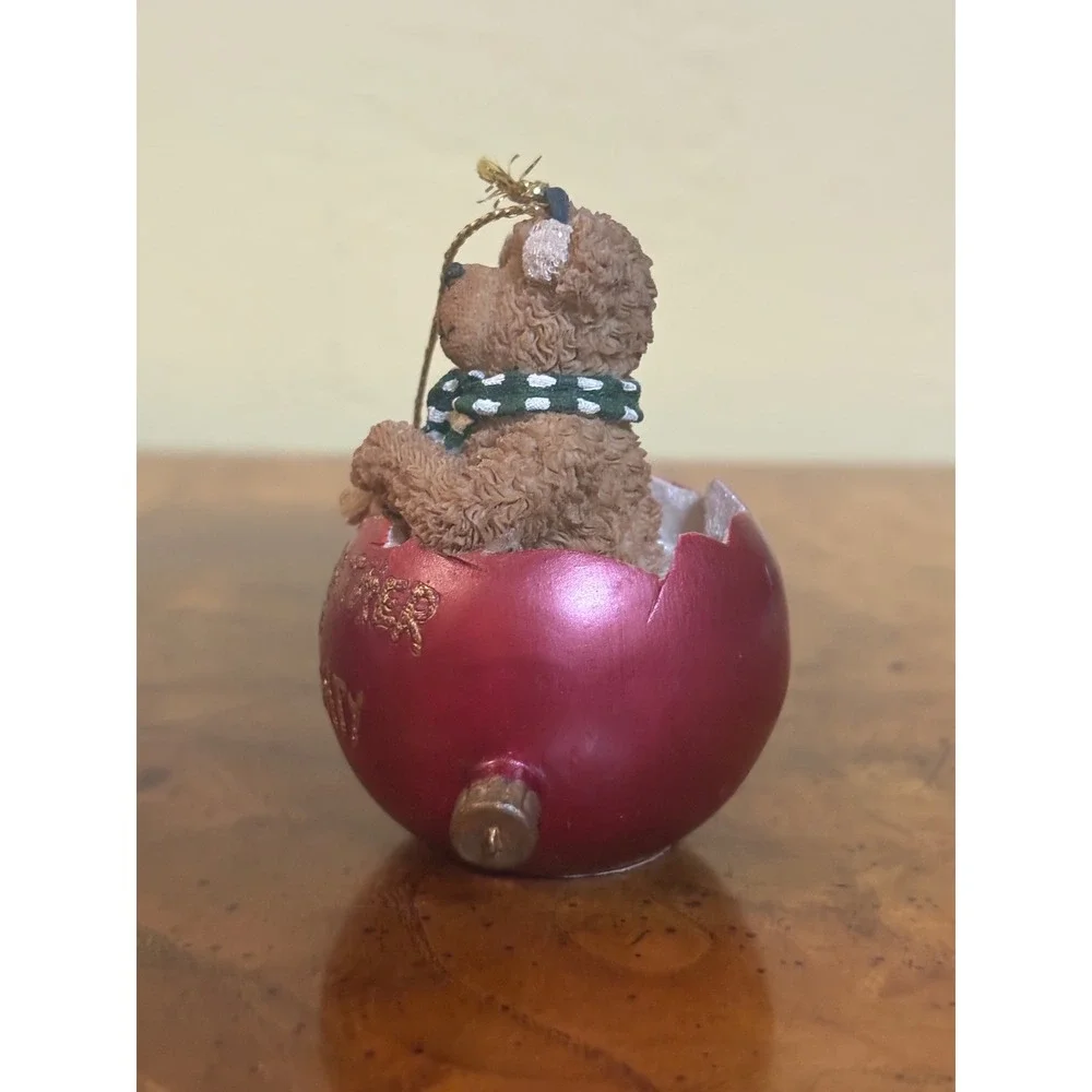 Boyds Bears I'd Rather Be Naughty Christmas Ornament Teddy Bear 2004